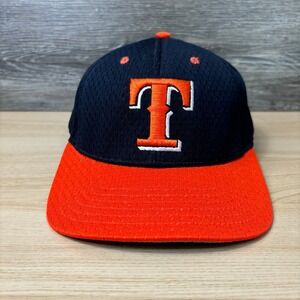 Vintage Texas Longhorns‎ Hat Cap Fitted Medium Black Orange All Mesh Pro Line